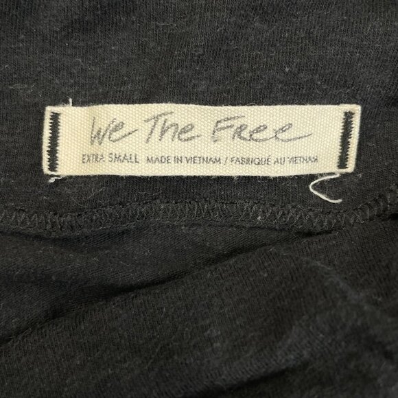 Free People We The Free Bella Vista Tunic Top Black Oversized - Picture 6 of 14